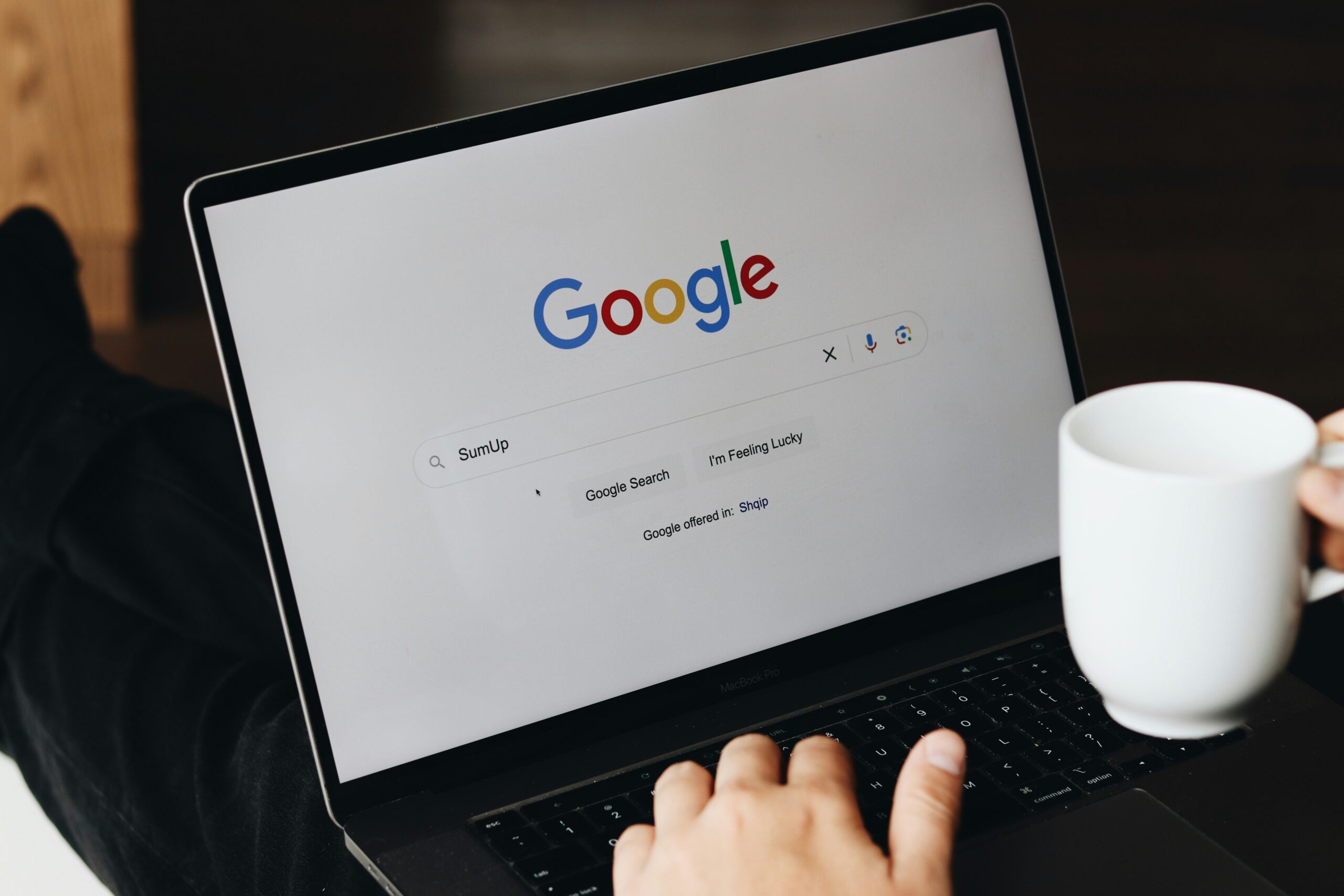 Laptop displaying SEO analytics and digital marketing strategy for business growth